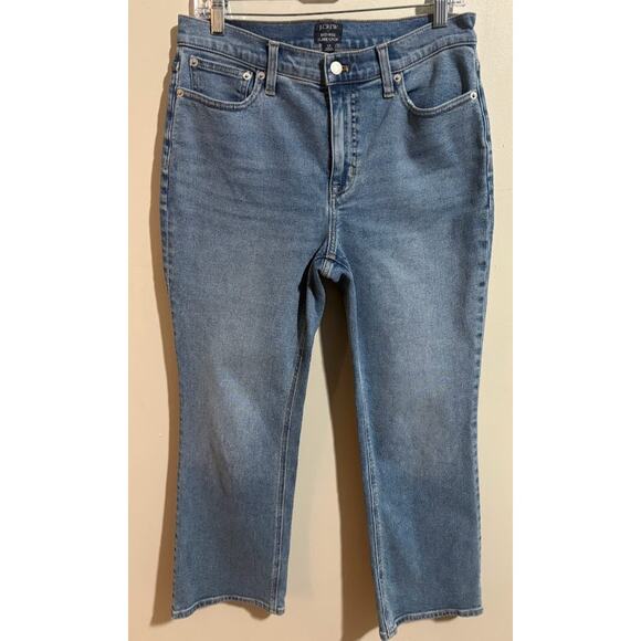 J. Crew Mid-Rise Flare Crop Jeans Size 29 - Picture 1 of 7